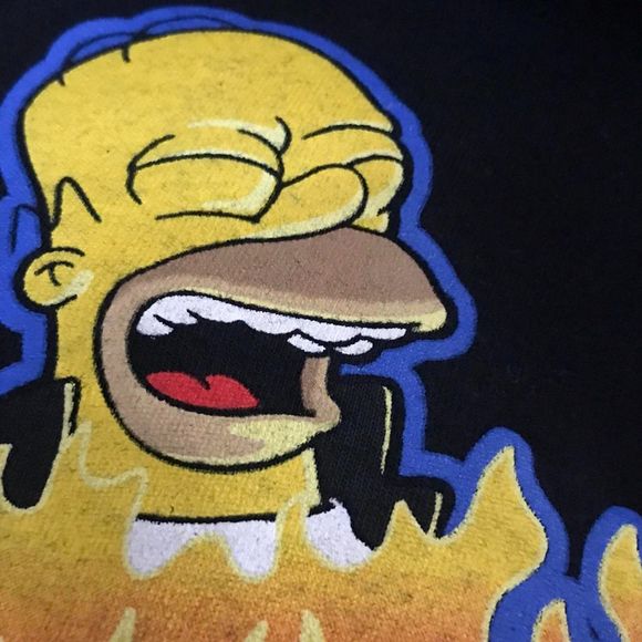 The Simpsons 2009 'Homer Rocks' T-Shirt - Picture 5 of 7